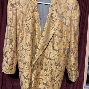 Vintage Michii Moon   Gold Print Blazer